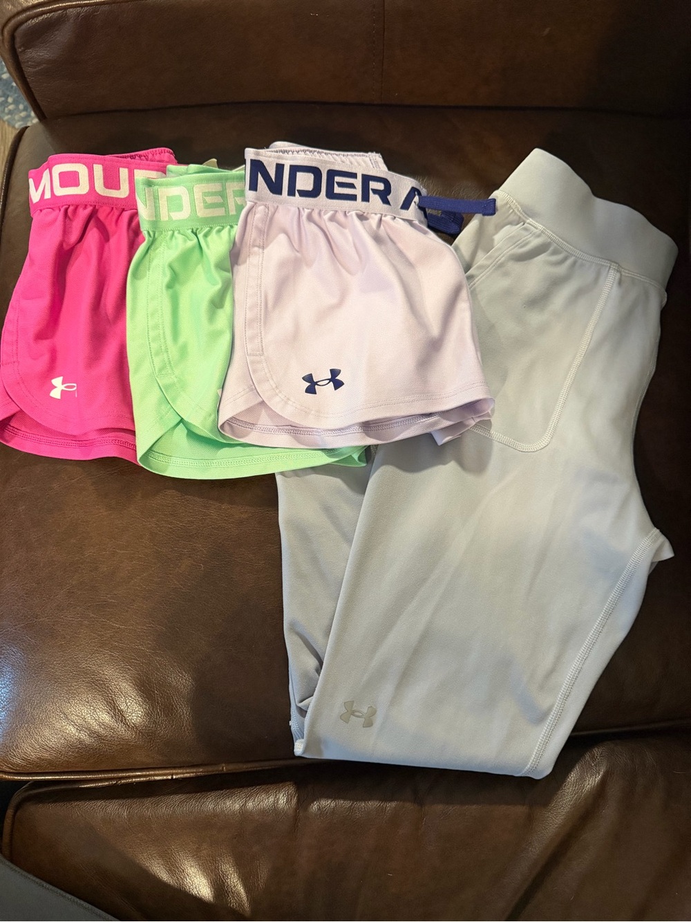 Under Armour Girl’s Shorts - Light Gray